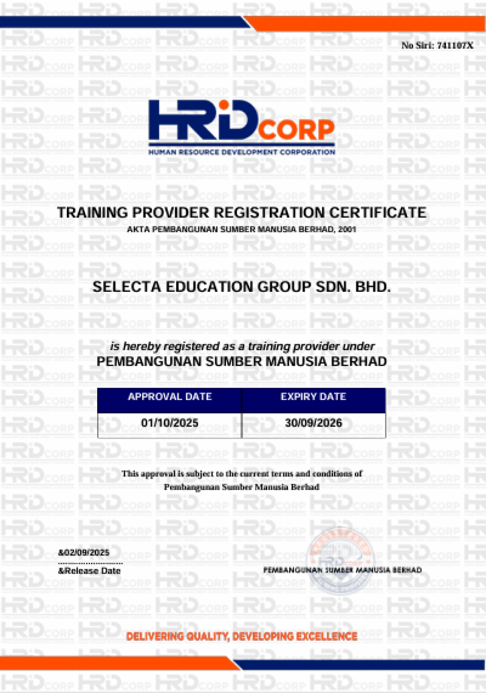 Accreditations